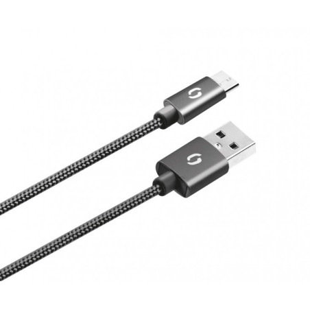 ALIGATOR PREMIUM 2A kábel, Micro USB 50cm, čierny