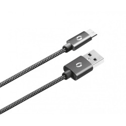 ALIGATOR PREMIUM 2A kábel, Micro USB 2m, čierny