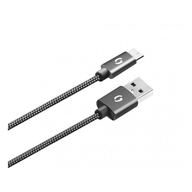 ALIGATOR PREMIUM 2A kábel, Micro USB 2m, čierny
