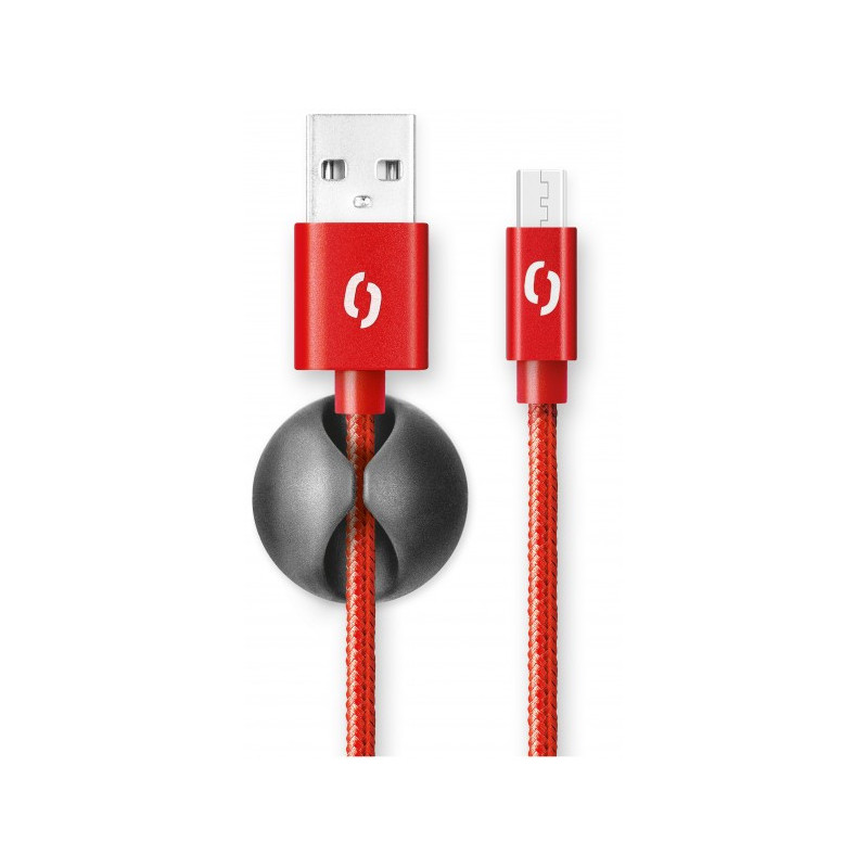 ALIGATOR PREMIUM 2A kábel, Micro USB 2m, červený