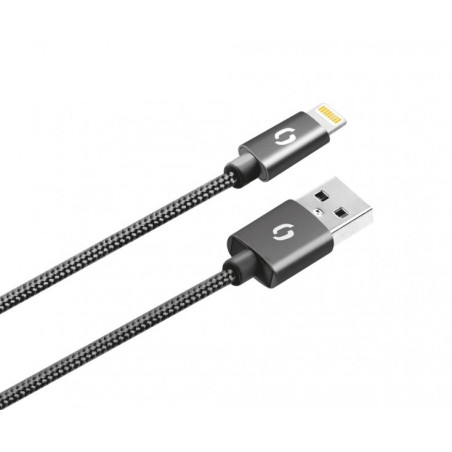 ALIGATOR PREMIUM 2A kábel, Lightning 50cm, čierny