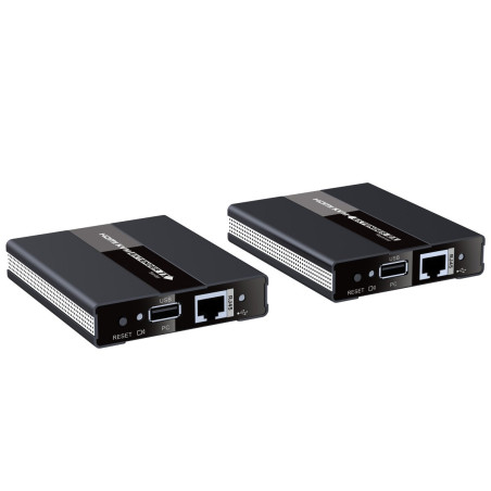 PremiumCord HDMI KVM extender s USB na 60m cez jeden kábel Cat5/6, bez oneskorenia