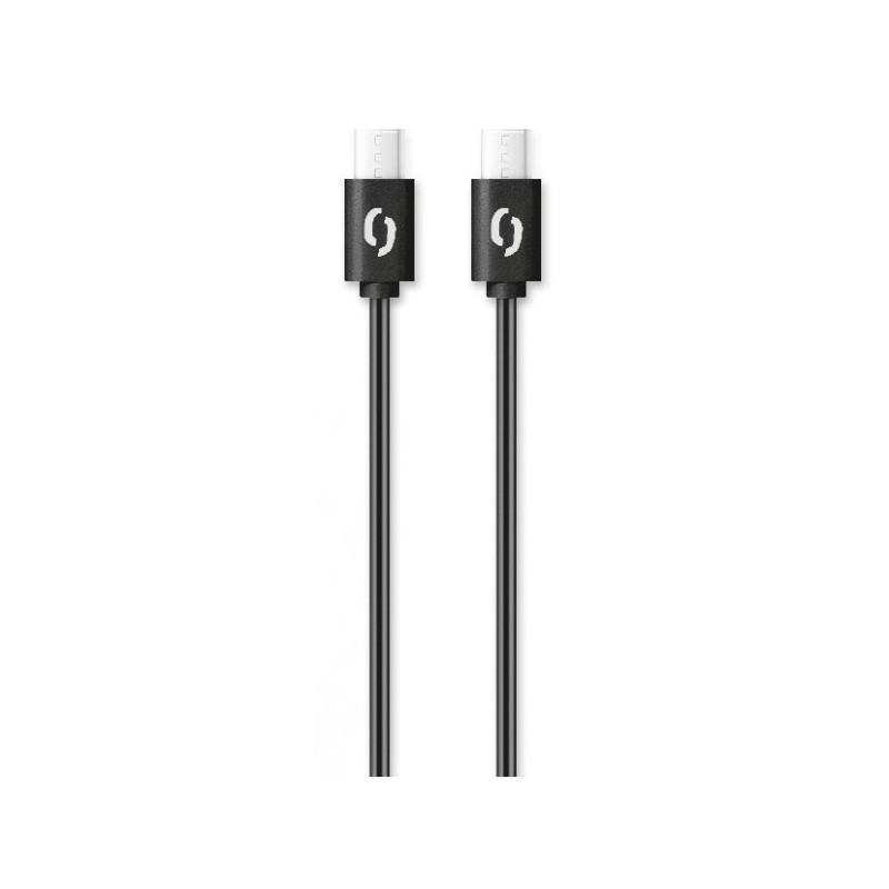ALIGATOR Dátový kábel POWER 3A, USB-C/USB-C, čierny