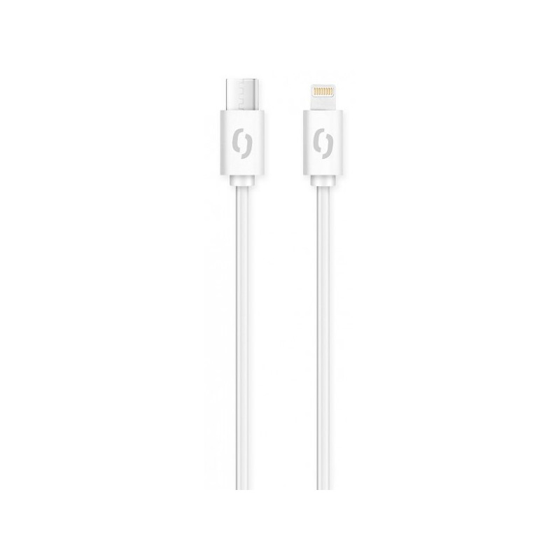 ALIGATOR Dátový kábel POWER 3A, USB-C/lightning biely