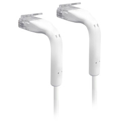Ubiquiti U-Cable-PATCH-RJ45, Eth Patch Kábel, 0,1 m (0,22 m s konektormi), Cat6, biely