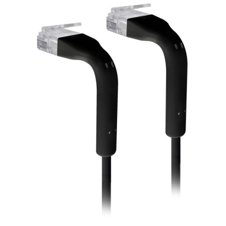Ubiquiti U-Cable-PATCH-RJ45-BK, Ethernet Patch Kábel, 0,1m (0,22m s konektormi), Cat6, čierny