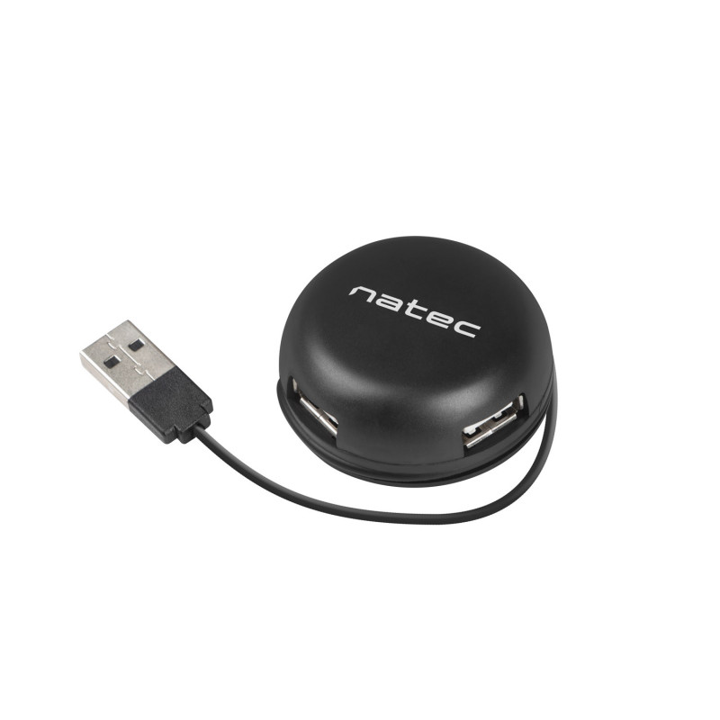 Natec BUMBLEBEE rozbočovač 3x USB 2.0 HUB čierny