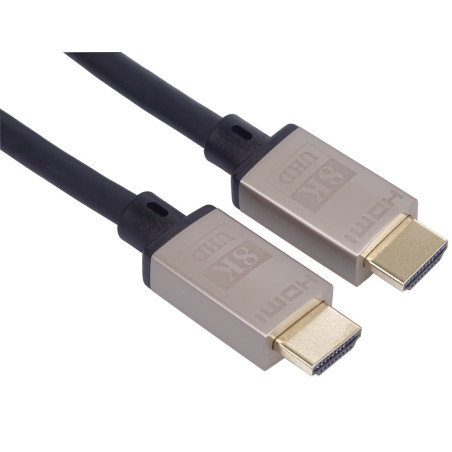 PremiumCord HDMI 2.1 High Speed ??+ Ethernet kábel 8K @ 60Hz, pozlátené 1m