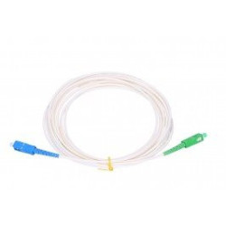 SC/APC - SC/UPC simplex 9/125 SM 3m arm.biely 3mm B3 LSZH