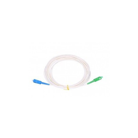 SC/APC - SC/UPC simplex 9/125 SM 3m arm.biely 3mm B3 LSZH