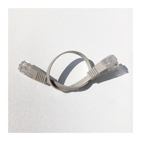 DATACOM Patch cord UTP CAT6 0,25m šedý FLAT plochý