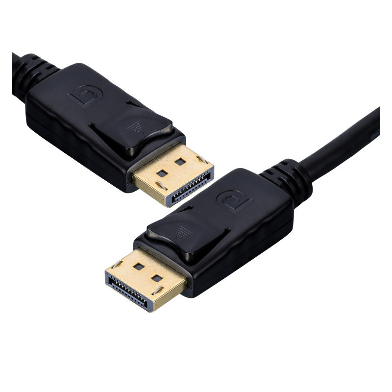 PremiumCord DisplayPort 1.4 prípojný kábel M/M, pozlátené konektory, 1,5m
