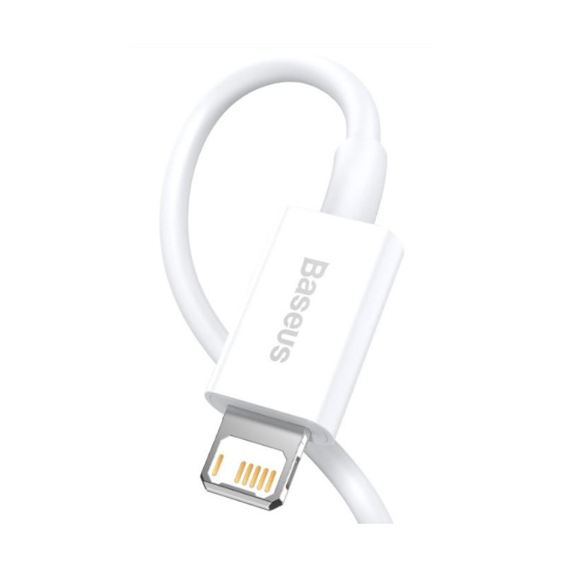Baseus CALYS-B02 Superior Fast Charging Kábel Lightning 2.4A 1.5m White