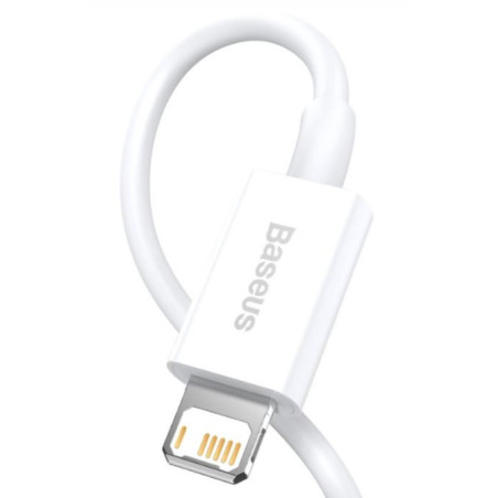 Baseus CALYS-B02 Superior Fast Charging Kábel Lightning 2.4A 1.5m White