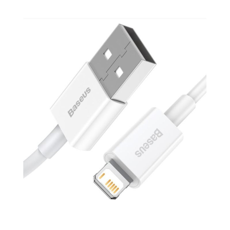 Baseus CALYS-B02 Superior Fast Charging Kábel Lightning 2.4A 1.5m White
