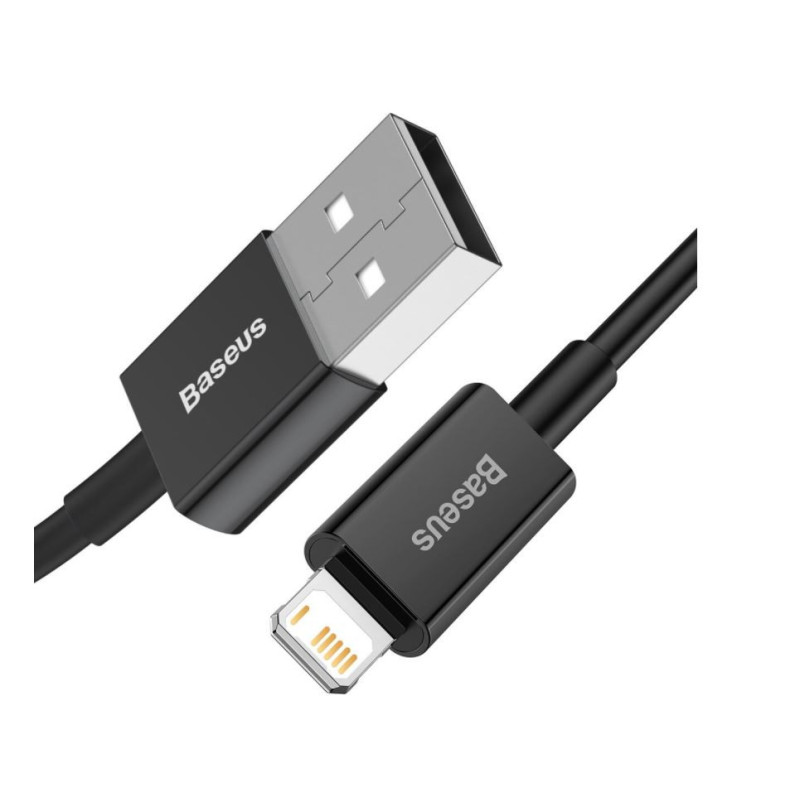 Baseus CALYS-C01 Superior Fast Charging Dátový Kábel USB to Lightning 2.4A 2m Black