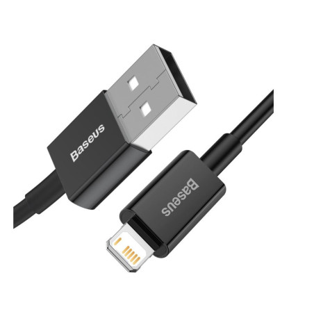 Baseus CALYS-C01 Superior Fast Charging Dátový Kábel USB to Lightning 2.4A 2m Black