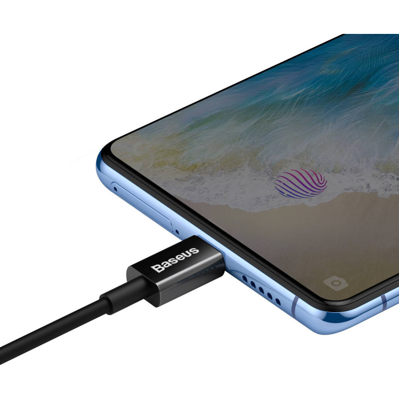 Baseus CAMYS-01 Superior Fast Charging Dátový Kábel MicroUSB 2A 1m Black