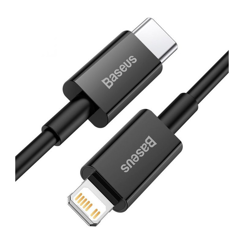 Baseus CATLYS-A01 Superior Fast Charging Dátový Kábel USB-C to Lightning 20W 1m Black