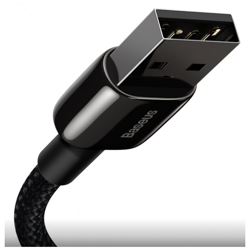 Baseus CALWJ-01 Tungsten Gold Kábel Lightning 2.4A 1m Black