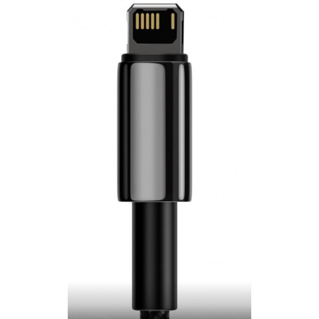 Baseus CALWJ-01 Tungsten Gold Kábel Lightning 2.4A 1m Black