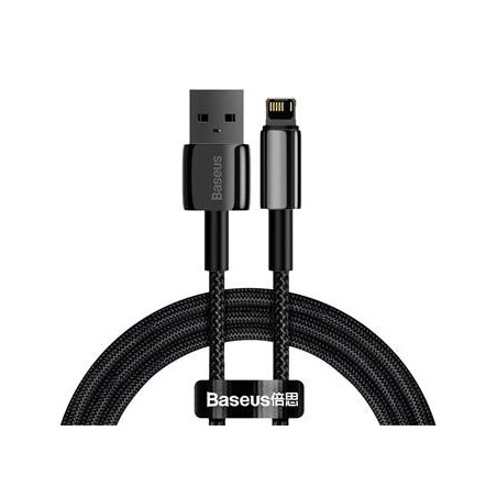 Baseus CALWJ-01 Tungsten Gold Kábel Lightning 2.4A 1m Black