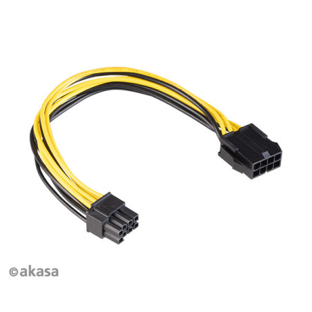 AKASA - 12V ATX ??8-Pin na PCIe 6+2 pin adaptér