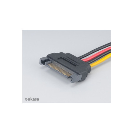 Adaptér SATA na 4pin Molex - 15 cm 2 ks