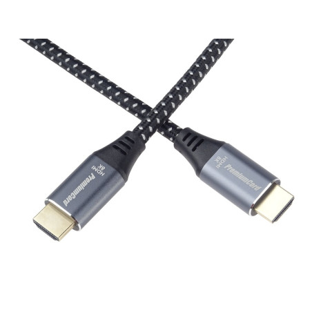 PremiumCord ULTRA HDMI 2.1 High Speed ??+ Ethernet kábel 8K @ 60Hz, pozlátené 1m