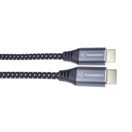 PremiumCord ULTRA HDMI 2.1 High Speed ??+ Ethernet kábel 8K @ 60Hz, pozlátené 1,5 m