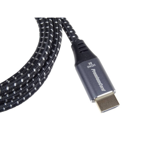 PremiumCord ULTRA HDMI 2.1 High Speed ??+ Ethernet kábel 8K @ 60Hz, pozlátené 3m