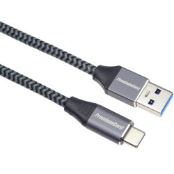 PremiumCord kábel USB-C - USB 3.0 A (USB 3.1 generation 1, 3A, 5Gbit/s) 2m oplet
