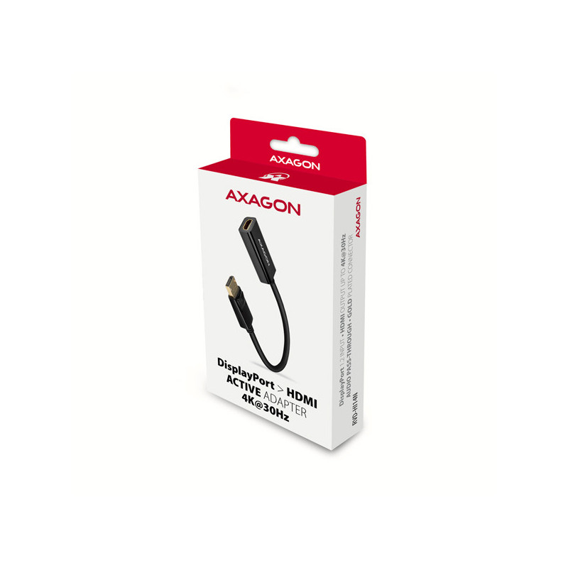 AXAGON RVD-HI14N, DisplayPort → HDMI 1.4 redukcia / adaptér, 4K/30Hz