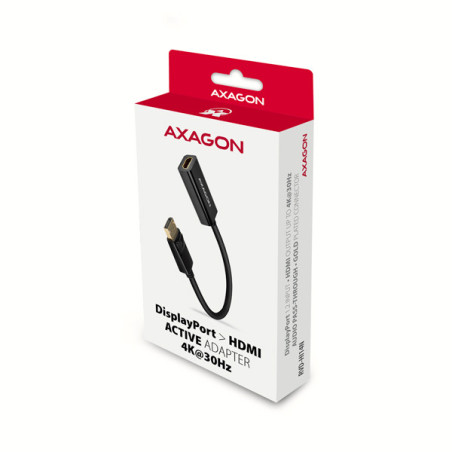 AXAGON RVD-HI14N, DisplayPort → HDMI 1.4 redukcia / adaptér, 4K/30Hz