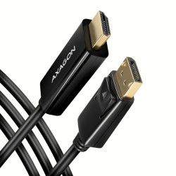 AXAGON RVD-HI14C2, DisplayPort → HDMI 1.4 redukcia / kábel 1.8m, 4K/30Hz
