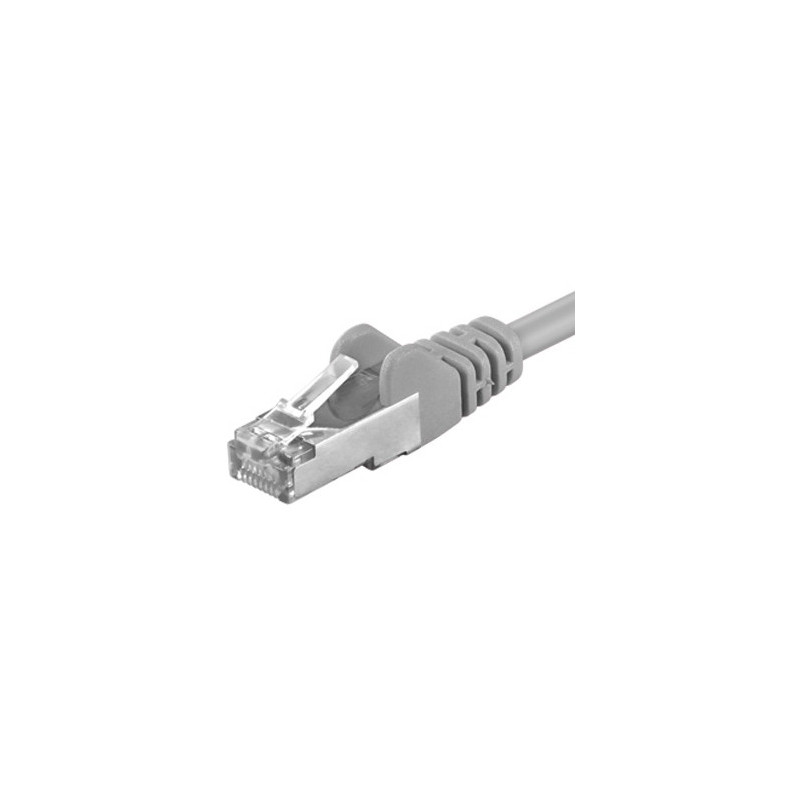 Premiumcord Patch kábel CAT 6a S-FTP, RJ45-RJ45, LSOH, AWG 26/7 20m šedá