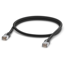 Ubiquiti UACC-Cable-Patch-Outdoor-1M-BK, Vonkajší UniFi patch kábel, 1m, Cat5e, čierny
