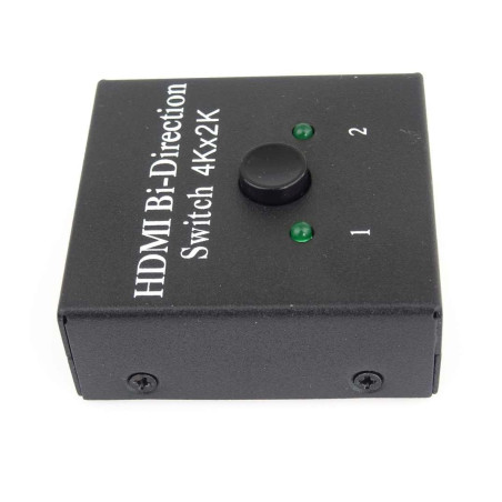 PremiumCord HDMI Switch 4K, FULL HD 1080p obojsmerný 2-1 alebo 1-2