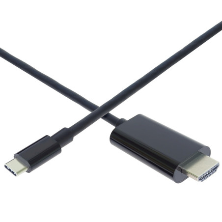 PremiumCord USB-C na HDMI kábel 2m rozlíšenie 4K*2K@60Hz FULL HD 1080p