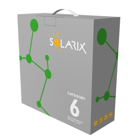 Inštalačný kábel Solarix CAT6 UTP PVC Eca 100m/box SXKD-6-UTP-PVC