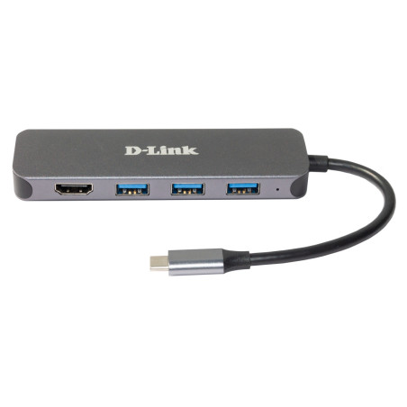 D-Link 5-in-1 USB-C Hub with HDMI/Power Delivery