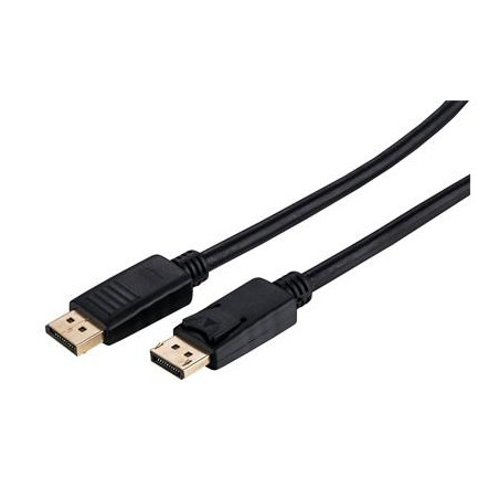 Kábel C-TECH DisplayPort 1.2, 4K @ 60Hz, M/M, 1m