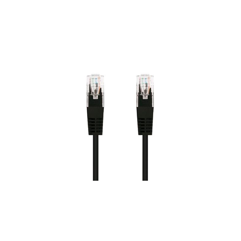 Kábel C-TECH patchcord Cat5e, UTP, čierny, 5m