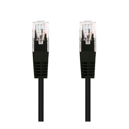 Kábel C-TECH patchcord Cat5e, UTP, čierny, 5m