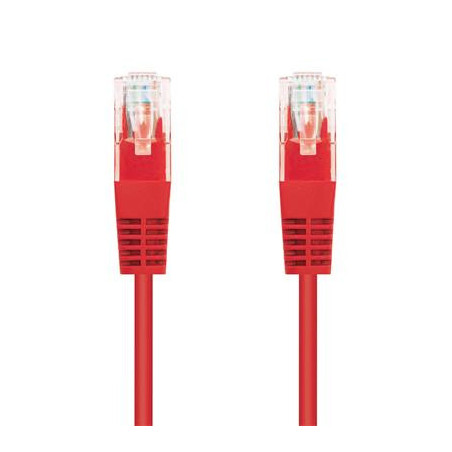 Kábel C-TECH patchcord Cat5e, UTP, červený, 3m