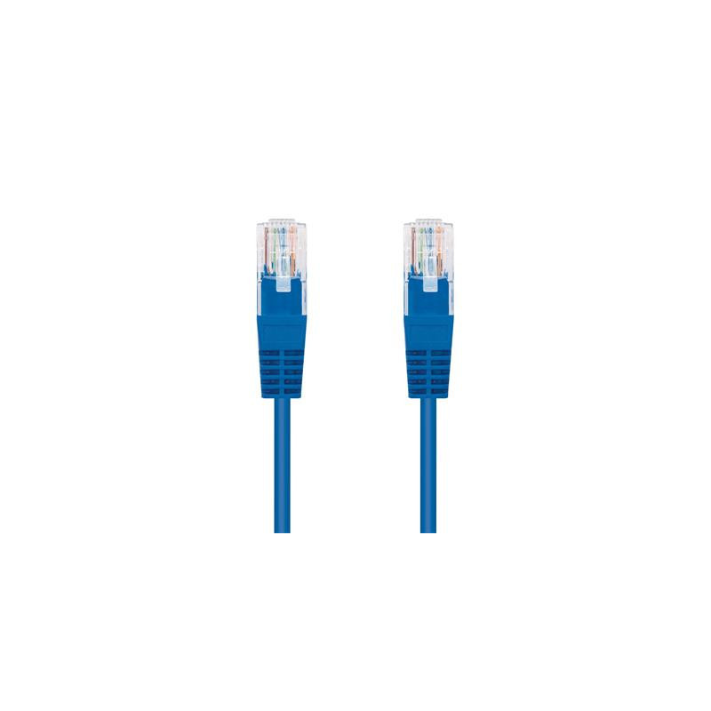 Kábel C-TECH patchcord Cat5e, UTP, modrý, 0,25 m