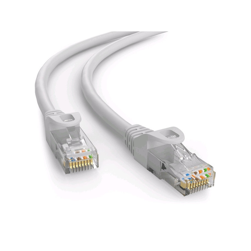 Kábel C-TECH patchcord Cat6, UTP, sivý, 0,25m