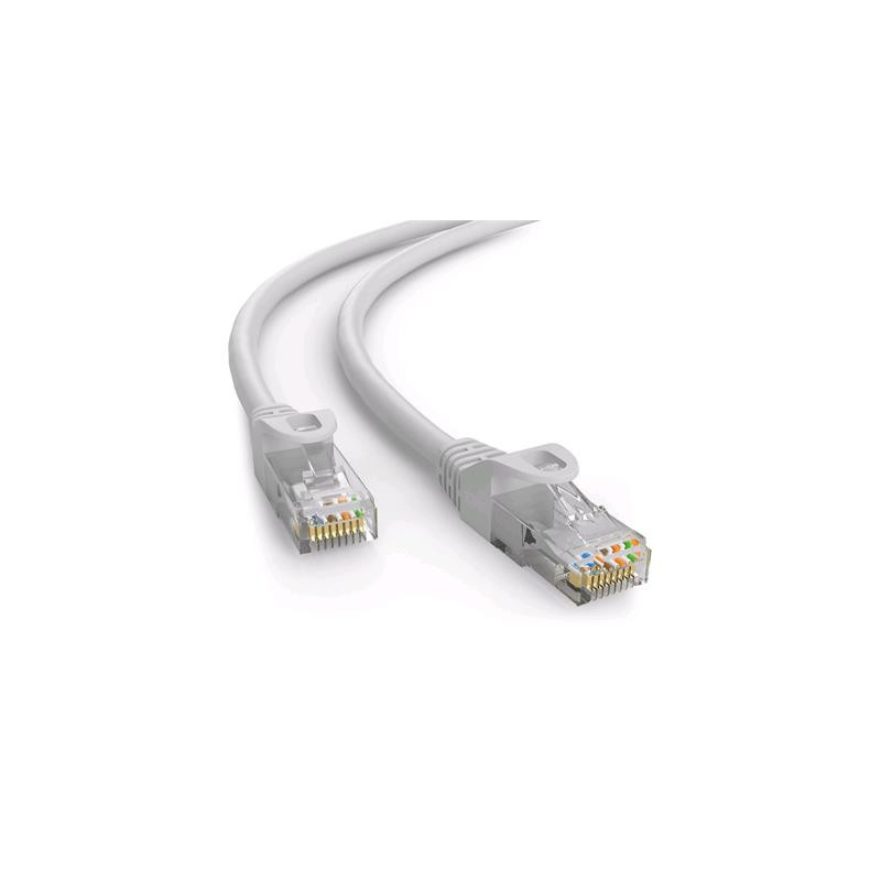 Kábel C-TECH patchcord Cat6, UTP, sivý, 50m
