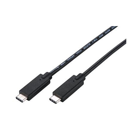 Kábel C-TECH USB 3.2, Type-C (CM/CM), PD 100W, 20Gbps, 2m, čierny