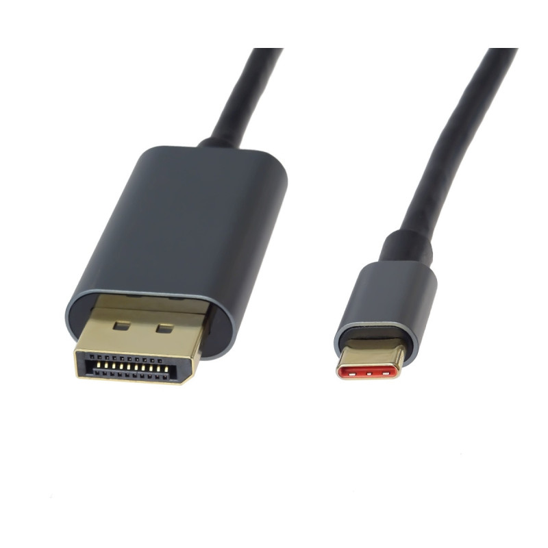 PremiumCord kábel USB-C na DisplayPort DP1.4 8K @ 60Hz a 4k @ 120Hz 2m
